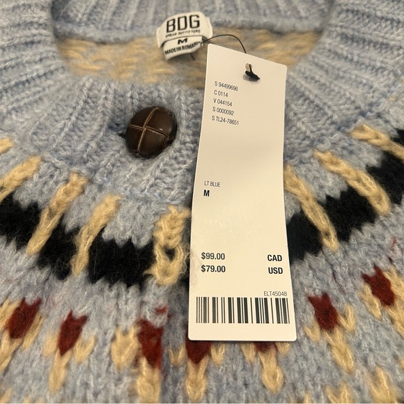 BDG Multicolor Patterned Cardigan - Picture 5 of 5